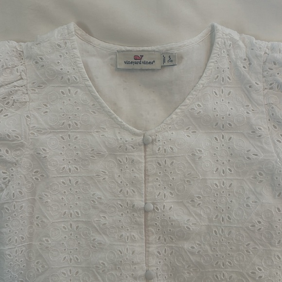 Vineyard vines girls white dress - Picture 4 of 7